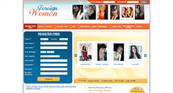 Desktop Screenshot of foreignwomen.com